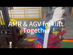 Veículo guiado sem condutor certificado CE equipado com protecção de segurança optoeletrónica