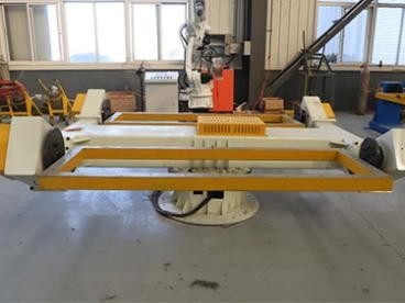 Os Positioners giratórios de Kuka motorizaram a sétima linha central equipados com a carga avaliado 500kg do robô de KUKA