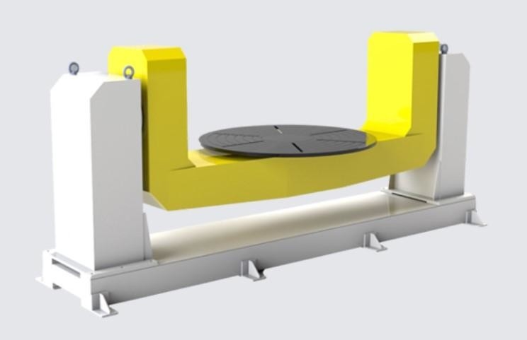 Linha central de solda giratória 1000mm dos fabricantes da plataforma giratória do Positioner de Diy 7a na oficina da soldadura de laser