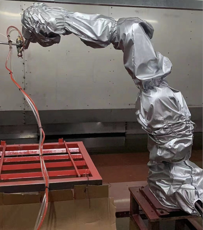 Roupa dos sistemas de proteção do robô para a oficina de pulverização do braço do robô de ABB KUKA