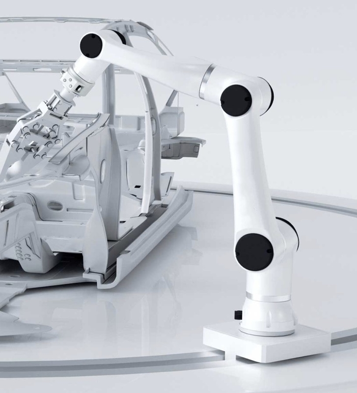 Do braço colaborador do robô da linha central de Cobot 6 montagem de solda de parafusamento automática da picareta e do lugar