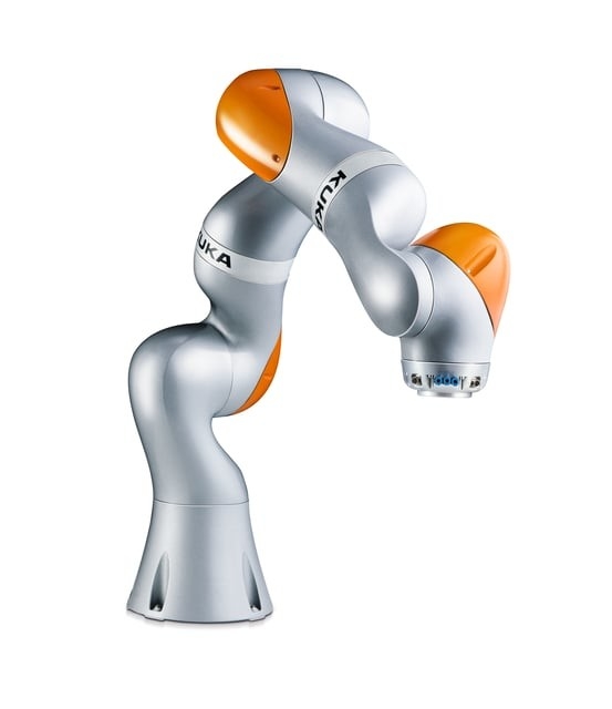 Fábrica de braço pequena 7kg do robô de Diy Kuka LBR Iiwa 7 R800 na aplicação pintando a colagem