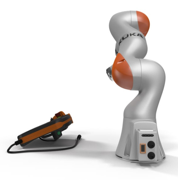 O braço pequeno do robô de Kuka custou LBR Iiwa em segurar o componente bobina braço robótico de 7 Dof