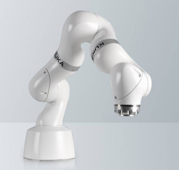 O braço pequeno do robô de Kuka custou LBR Iiwa em segurar o componente bobina braço robótico de 7 Dof