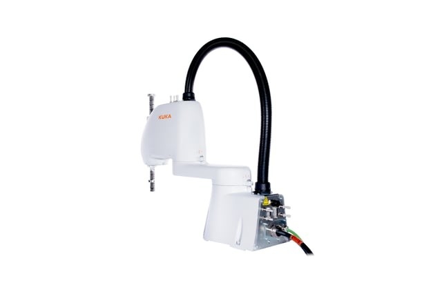 O braço robótico do robô de Kuka do braço de 4 Dof para a pesquisa que segura Workpieces pequenos comprime KR SCARA