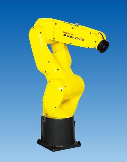 O COMPANHEIRO pequeno 200iD/7H de Fanuc LR da linha central do braço 6 do robô de Fanuc carrega a extensão 717mm do braço 7KG