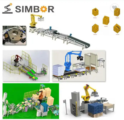 prendedor pneumático para a pálete robótico do braço que empilha segurando a linha de produção de empacotamento do robô