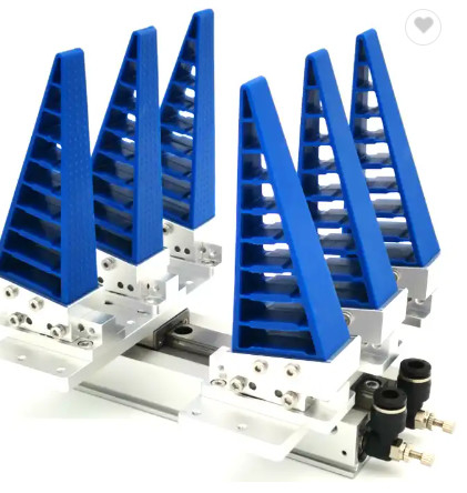 Dois 4 6 prendedor do robô de 2 dedos para as peças pequenas comprimento adaptável flexível de 66 a de 100mm curso de 12 a de 64mm