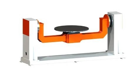 Carga biaxiaa 100-1000kg da linha central da plataforma giratória 1200x1200 380v 50-60hz do Positioner do robô de soldadura de Abb