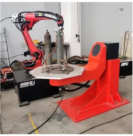 Positioner duplo L tipo Positioner robótico 300KG 450mm do robô da linha central de FANUC da soldadura de arco