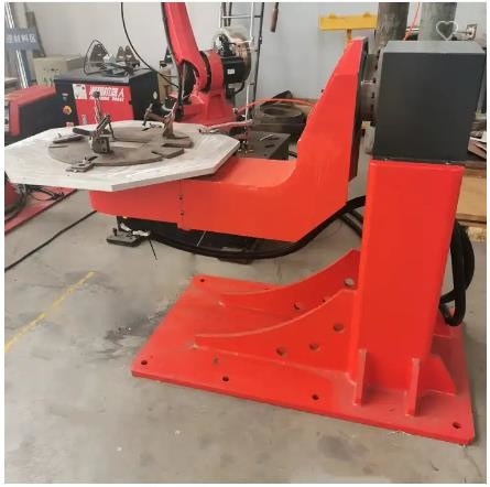 Positioner duplo L tipo Positioner robótico 300KG 450mm do robô da linha central de FANUC da soldadura de arco