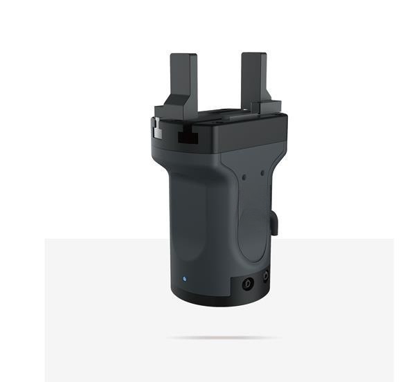 Prendedor elétrico RG75-300 apropriado para robôs colaboradores. Peso: 0.75Kg/IP65