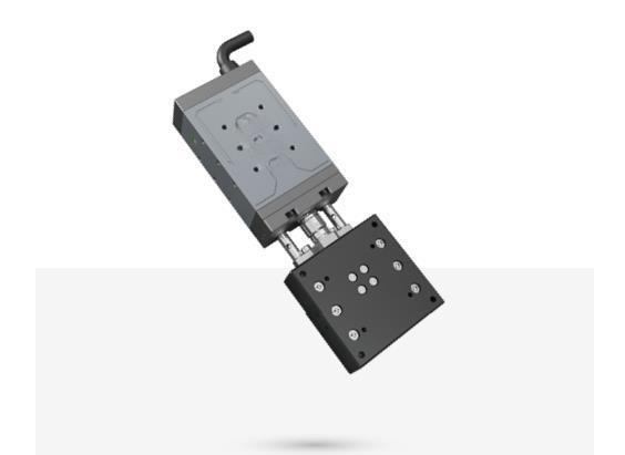 Tecnologia ultra-fina linear elétrica do controle de circuito fechado da movimentação direta do tamanho da tabela de deslizamento com ligação de 1mm