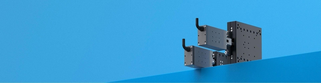 Tabela de deslizamento linear elétrica ELS70-018 com movimentação do parafuso da bola, tamanho 120 * 120mm da tabela
