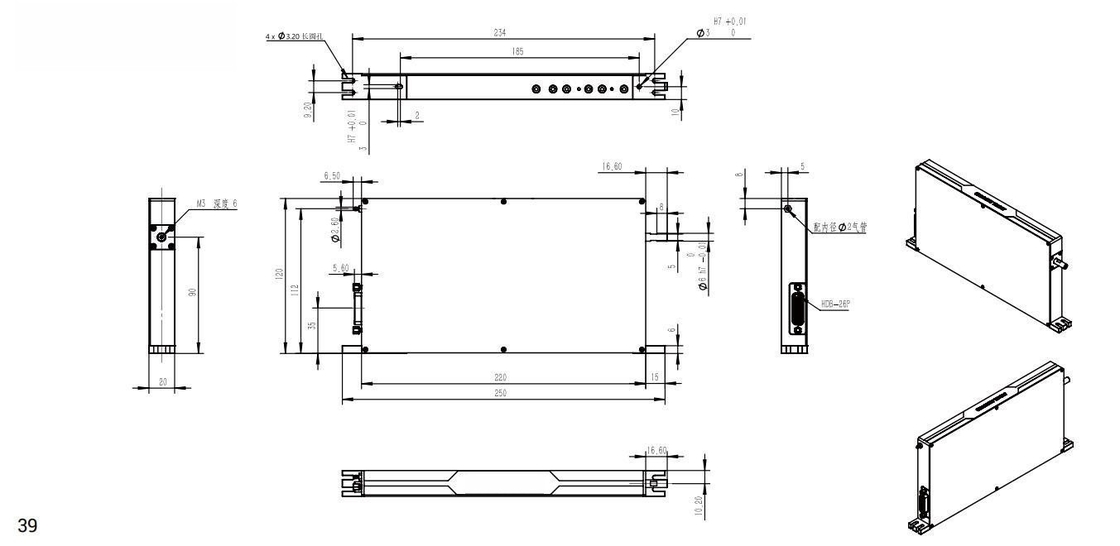Atuador giratório linear de LRA para a elevada precisão que posiciona na indústria do semicondutor