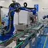 6 Aixs Yaskawa Braço Robótico GP180-120 Com Cercas de Segurança Personalizadas CNGBS Como Robô de Paletização