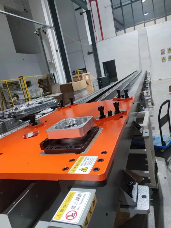 Ferrovia de guia linear de robôs para 1-3 unidades de instalações de robôs