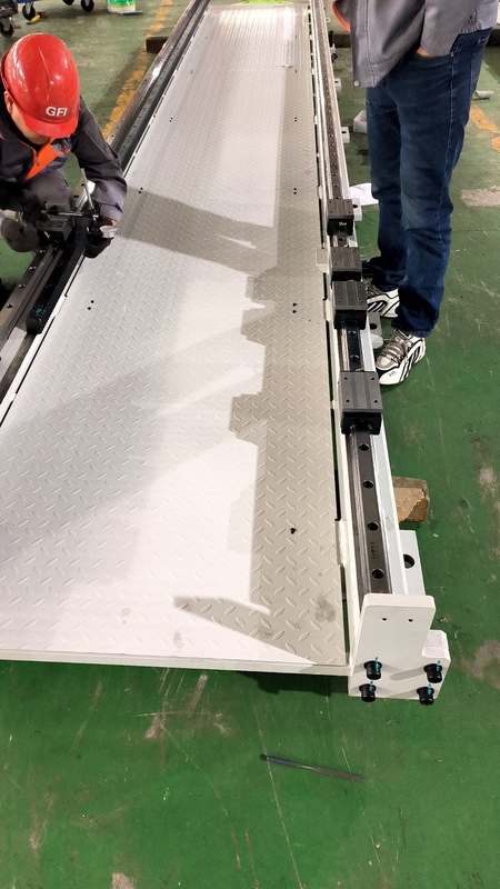 Instalação em terra Robô Equipamento ferroviário linear Carga 2000kg E curso efetivo personalizável