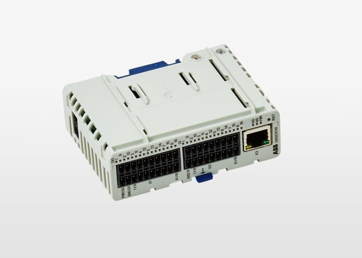 Aditamentos robóticos com profundidade líquida de produto de 103 mm e base digital de E/S local DSQC1030