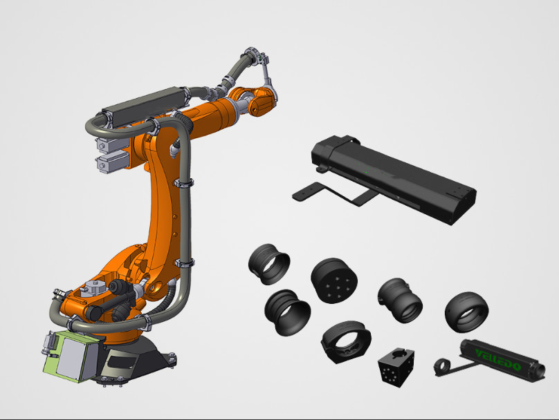 Embalagens de robôs de núcleo de nylon / metal / borracha para robôs HYUNDA / ABB / FANUC / KUKA