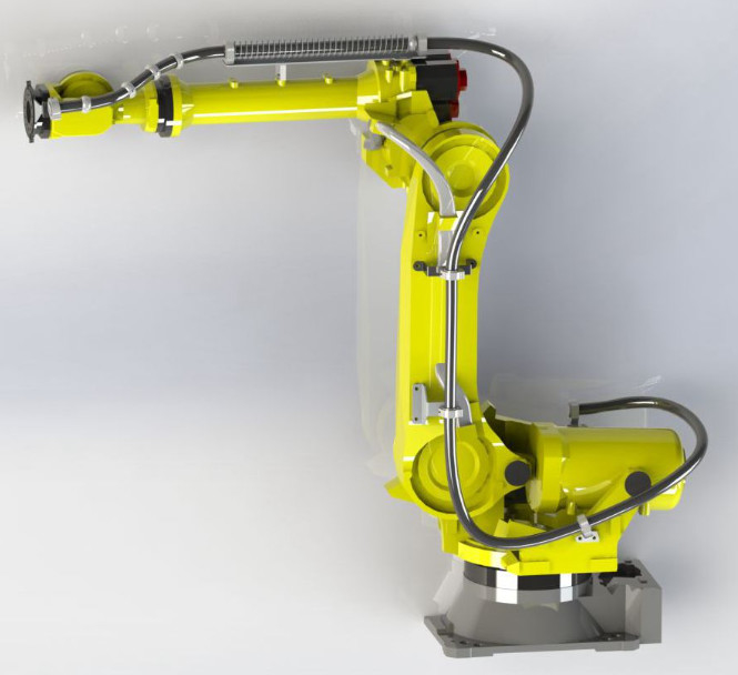 Gestão de cabos de robôs Fanuc Alto desempenho e resistência à tensão