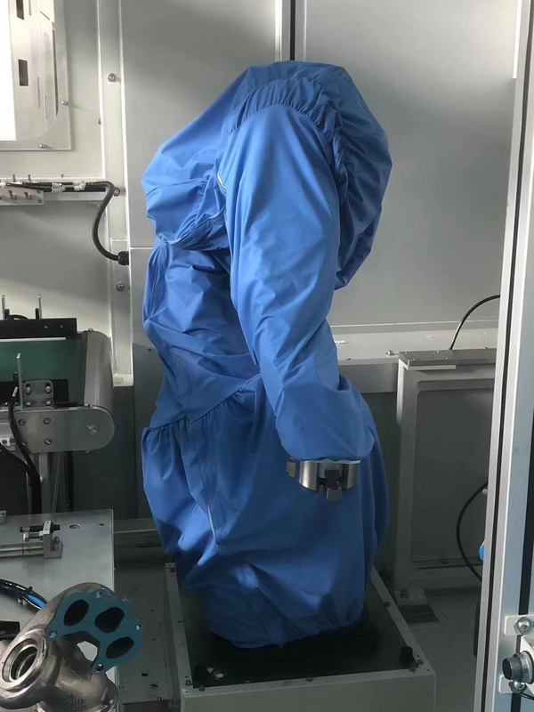 Oficina de corte Robô Cobertura impermeável Branco / Amarelo / Azul / Vermelho Traje de proteção Instalação de fecho