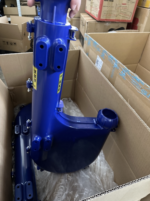 Pacote de vestuário de robô preto Gerenciamento de cabos Barras retas de braços Modelo EW-01-Fanuc-50-A136